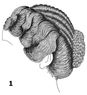 coiffure femme romaine